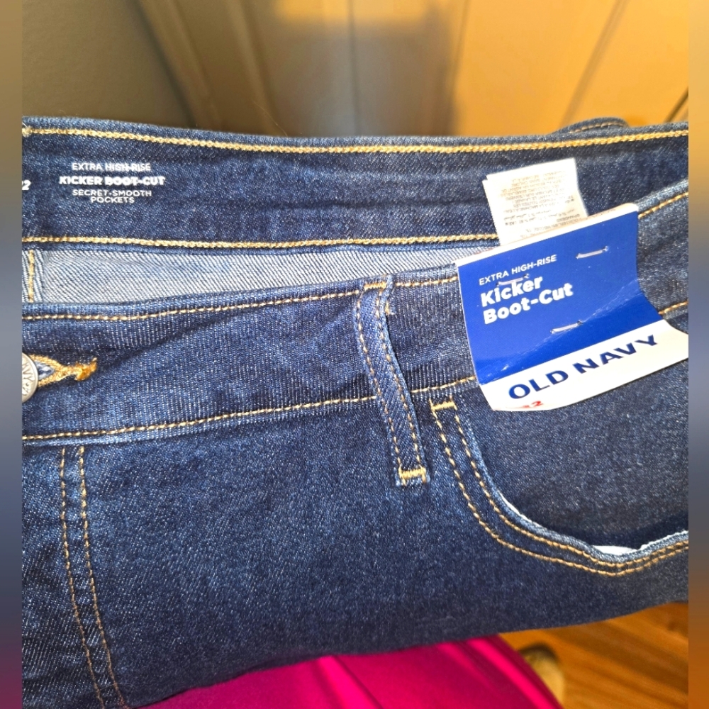 Old Navy Blue Boot Cut Jeans Classic Style